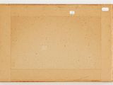an image of a painting of a brown square on a white surface