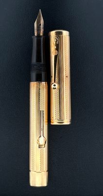 WATERMAN'S. Stylo plume, modèle Ideal, monture en or jaune 7…