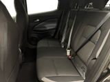 a seat belt in the back of a car