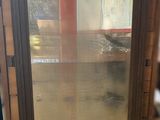 a picture of a window with a glass covering it