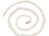 a cultured pearl necklace and bracelet set