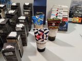 many different types of toothpaste on the table