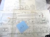 une feuille de papier sur laquelle est dessiné un train