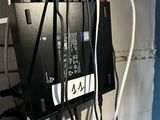 a bunch of wires that are connected to a wall