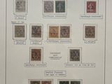 a picture of a picture of a collection of stamps on display