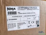 a cardboard box with a label on it that says ninja