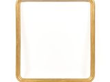 gold square frame isolated on a white background
