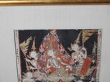 a picture of a painting on the wall of a room