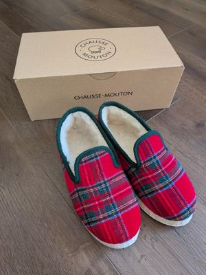 Paire de charentaises de marque CHAUSSE MOUTON