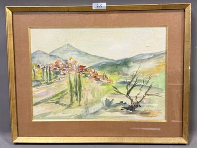 Eléonor LECLERC - Vue d'un village