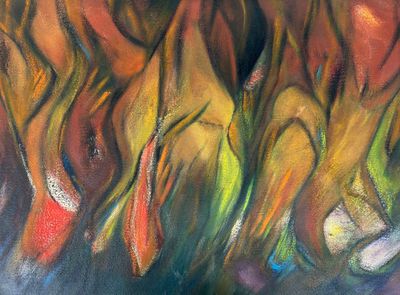 Jean ROUSSILLON (1923-2004) Sans titre Huile sur papier port…