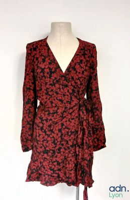 ZADIG & VOLTAIRE - Robe portefeuille en viscose - Taille XS …