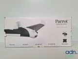 the box is open to show the contents of a hair dryer
