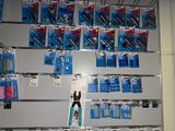 many different types of tools on display in a store