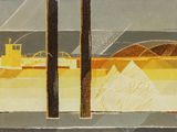 an image of a picture of a painting of a construction site