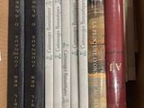 a box full of books that are sitting on a table
