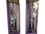 packaging of a pair of bijou hair dryers in a purple box