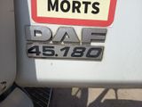 a sign on the back of a white truck that says mort ' s daaf