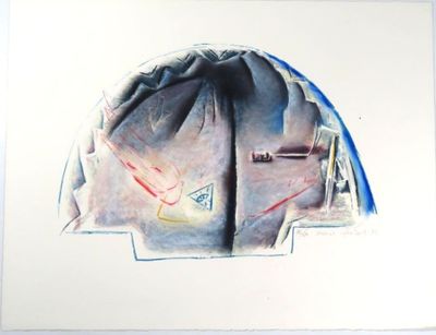 Moris GONTARD (né en 1940). " Vestiges", lithographie, numér…