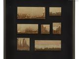 an old photo of a picture of a city with a lot of buildings