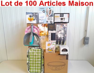 Lot de 100 Articles ( NEUFS ) de Maison - Électroménager, Ar…
