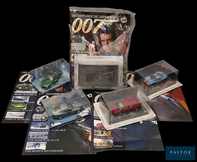 Ensemble de 5 voitures miniatures 1/43, éditions GE Fabbri, …