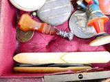 a box full of different items that are inside of it