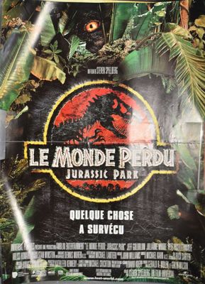 a movie poster for the movie jurassic park