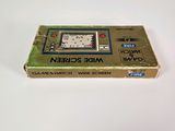 a box with a game on it sitting on a table