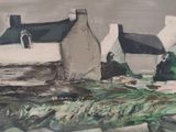 a picture of a painting on the wall of a house