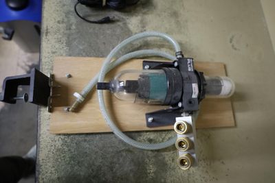 a machine that has a hose attached to it