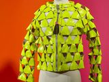 a yellow jacket on a mannequin mannequin on a mannequin mannequin