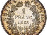 a close up of a coin on a white background