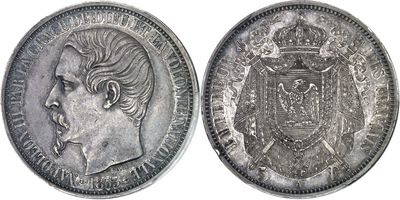 a close up of a coin with a woman ' s face on it