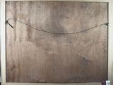 an image of a picture of a piece of wood on a table