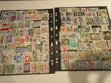 a binder that has a lot of stamps on it