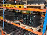 many different types of batteries on the shelves in the warehouse