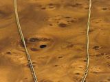 un collier posé sur une boîte en bois, sur fond blanc