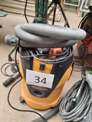 Aspirateur bidon MIRKA modèle DE 1025L, tuyau - Photo 1