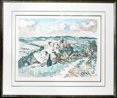 YVES BRAYER (1907-1990), « Provence », Lithographie en coule…