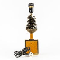 Lampe de table décorative en forme de « pomme de pin », en b… (photo 6)