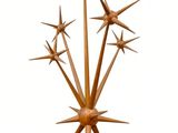 an image of a wooden sculpture of a tree