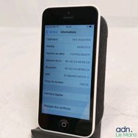 Téléphone portable - État correct - Apple - IPhone - 5c - 8 … (photo 2)