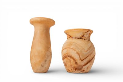 Paire DE Vases ÉGyptiens EN AlbÂTre