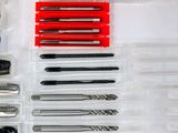 many different types of screws and screws in a box