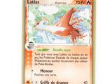 a close up of a pokemon card on a white surface