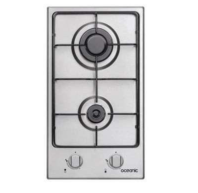 Plaque de cuisson encastrable gaz OCEANIC OCEATG2IX- inox - …