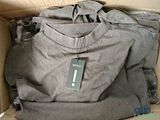 a box full of clothes with a tag on it