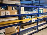 many boxes and boxes on the shelves in the warehouse
