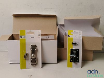 three boxes of different types of electronic devices on a table